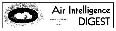 Air Intelligence Digest -- Over-all classification is SECRET